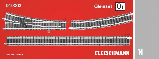 Track Set U1, passing track 1<br /><a href='images/pictures/Fleischmann/Fleischmann-919003.jpg' target='_blank'>Full size image</a>